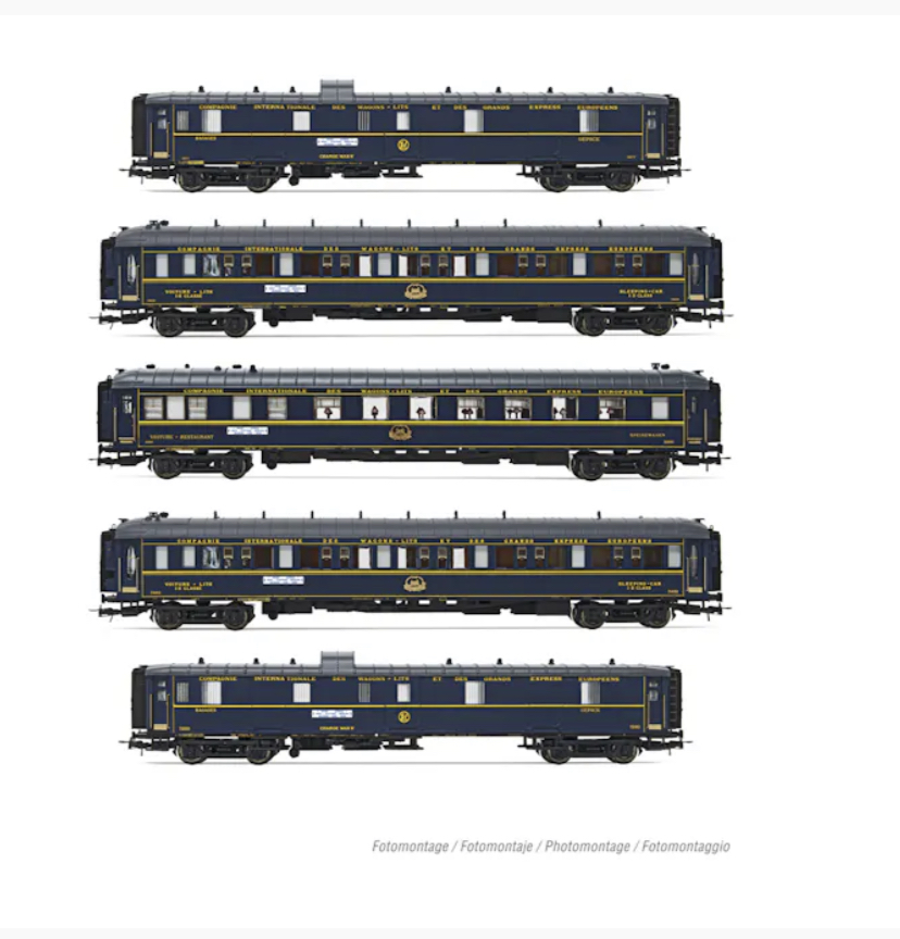 HR4384 CIWL SET CARROZZE Orient Expres cofanetto 140° ep. IIIa