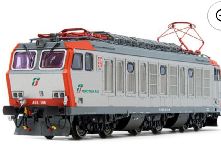 HR2797D E652.108 Mercitalia Rail livrea grigio/alluminio/rosso Digitale