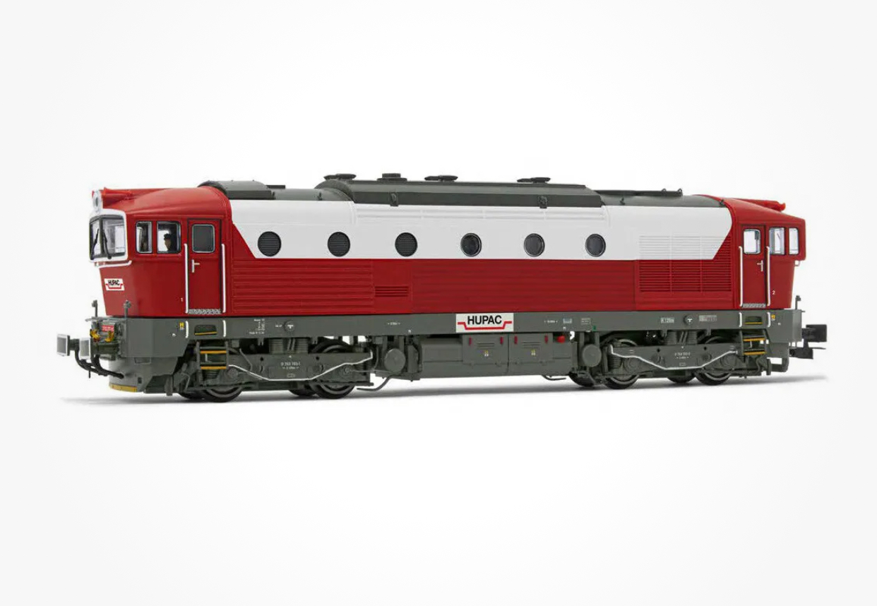 HR2929 UPAC Locomotiva D.753 Livrea rosso/grigio ep. V-VI